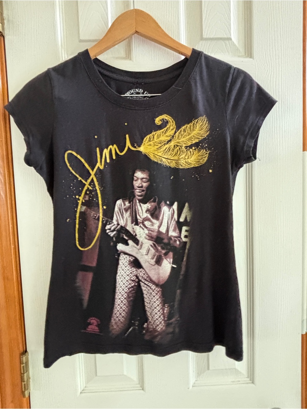 Wound Up Black Jimi Hendrix Graphic Tee
